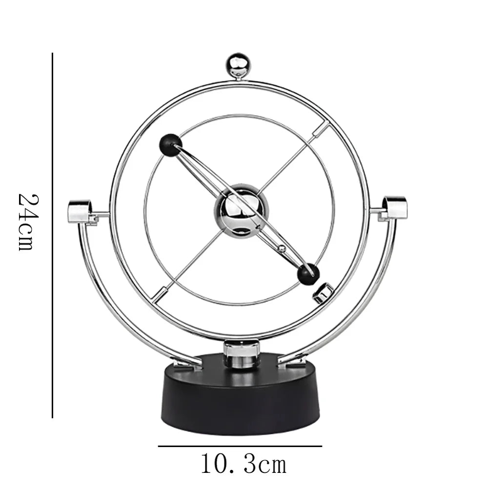 Péndulo de Newton – Movimiento Perpetuo de Rotación | Decoración y Juguete de Escritorio Científico