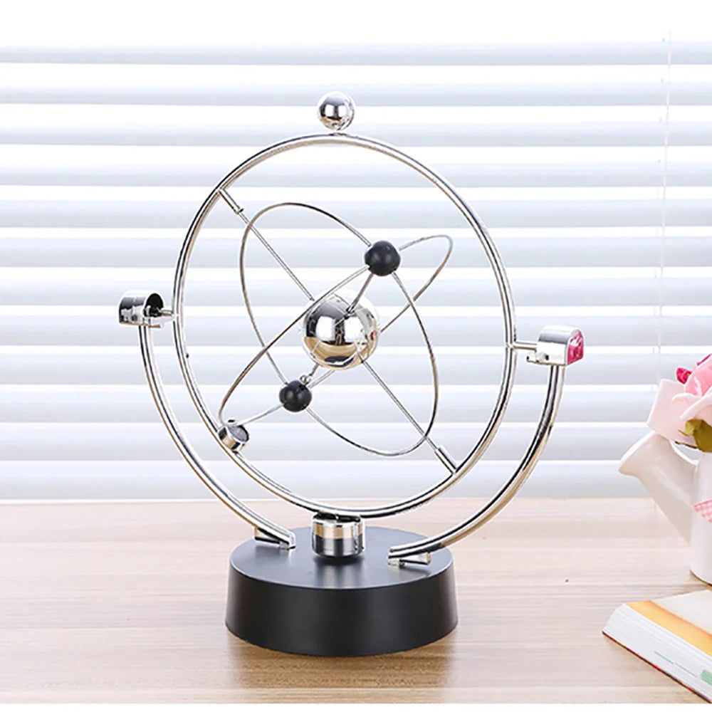 Péndulo de Newton – Movimiento Perpetuo de Rotación | Decoración y Juguete de Escritorio Científico