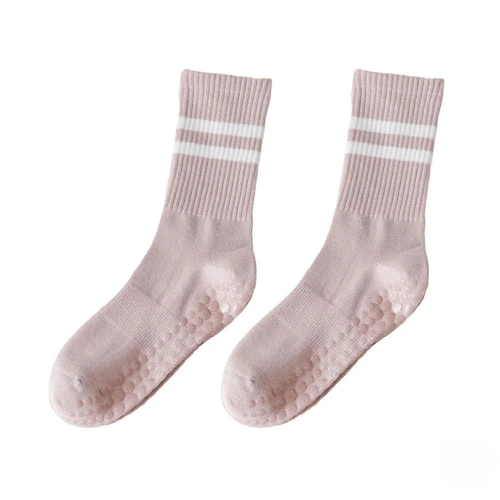Calcetines Deportivos Antideslizantes | 8 Colores, Algodón Cómodo para Yoga, Pilates y Gimnasio