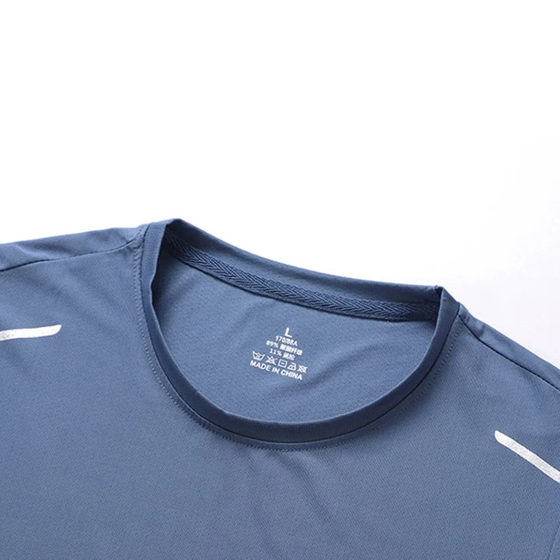 Camiseta Hombre Secado Rápido Verano Gym
