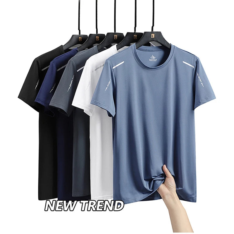 Camiseta Hombre Secado Rápido Verano Gym