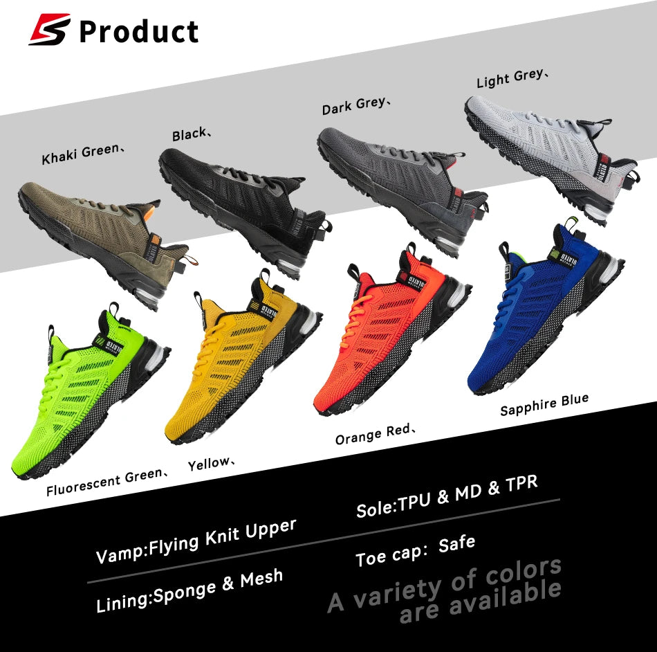 Baasploa – Zapatillas de Correr Ligeras para Hombre