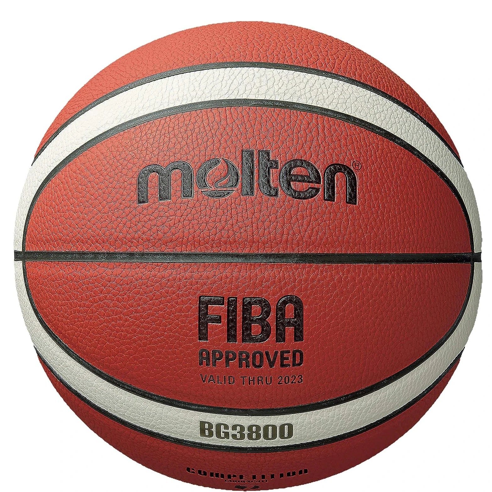 Molten BG3800 Series, Indoor/Outdoor Basketball,Size 7,6 2- Tone Design, Model: BG3800 Basketball